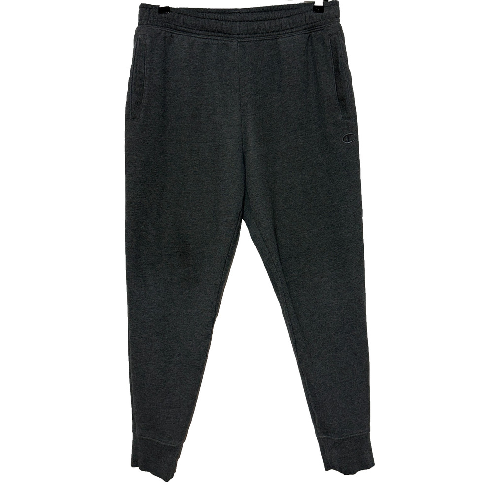 Champion Joggers Mens‎ Medium Gray Fleece Lined Sweatpants Measures 31X28